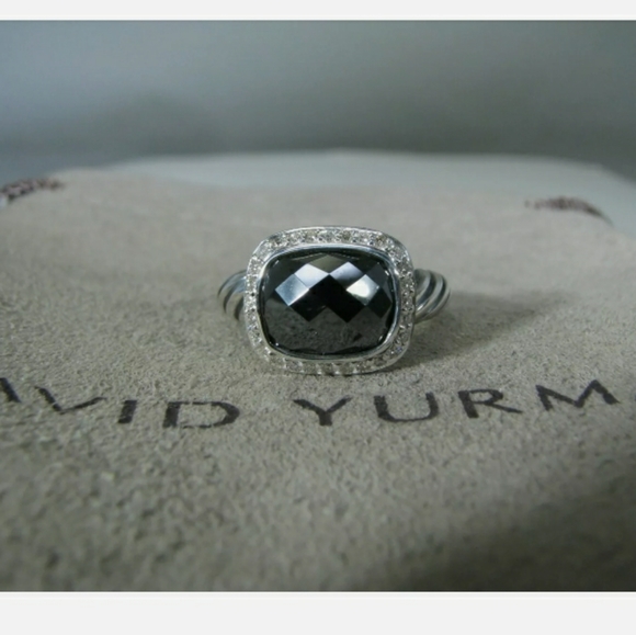 David Yurman Jewelry - David Yurman Noblesse Hematite Diamond Ring 7